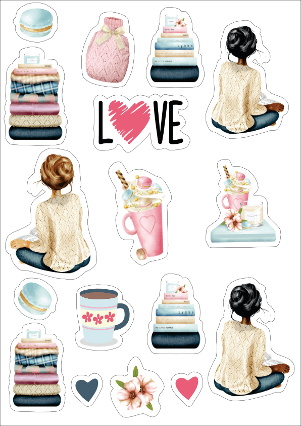 Cozy Home Craft Stickers: Charming Sticker Sheets for Journaling and  Decorating - Perfect for Stickers, Craft Stickers, Journaling Stickers, and  More!